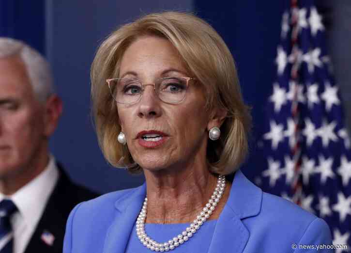 DeVos reaches settlement in lawsuit over loan relief program