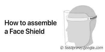 Apple publishes new details for its Face Shield designed to help health workers avoid coronavirus