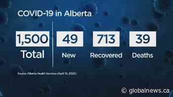 Alberta records 7 more COVID-19 deaths as total infections reach 1,500