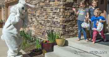 Easter Bunny visits homebound families in Draper