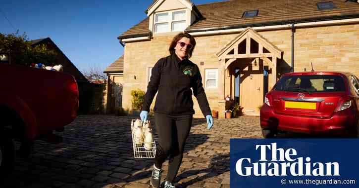 Milk floats ride to the rescue of locked-down British households