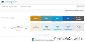 Aerolíneas Argentinas lanza vuelos especiales Ushuaia- Buenos Aires - Ushuaia 24