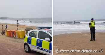 Surfers flout Covid-19 lockdown rules as they ride waves at Tynemouth Longsands