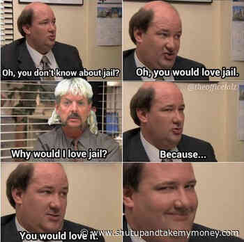 You Would Love Jail Tiger King Kevin Office Meme