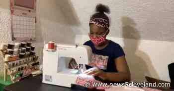 10-year-old Cleveland entrepreneur creating, donating custom face masks - News 5 Cleveland