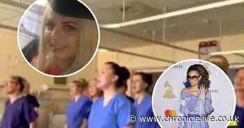Watch tearjerkering moment NHS heroes sing 'Rise Up' in tribute to colleagues