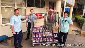 Easter eggs delivered to hospitals as thanks to healthcare workers