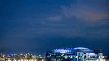 Houston Lights Up in Blue To Honor Workers On The Frontlines | SUNNY 99.1 | Dana & Jay in the Morning - iHeartRadio