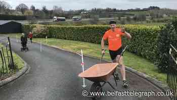 Tyrone man completes second marathon in his driveway to raise money for NHS