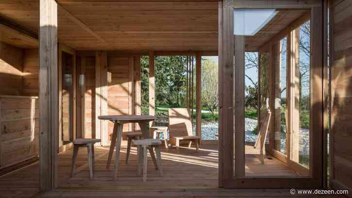 Le Petit Maison is a tiny guesthouse in France made out of wood