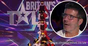 Simon Cowell horrified as BGT dancers perform death defying move