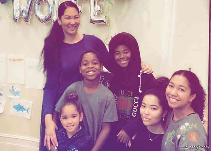 Kimora Lee Simmons Shares Family Photo with Her 5 Kids While Celebrating Son Wolfe's 5th Birthday