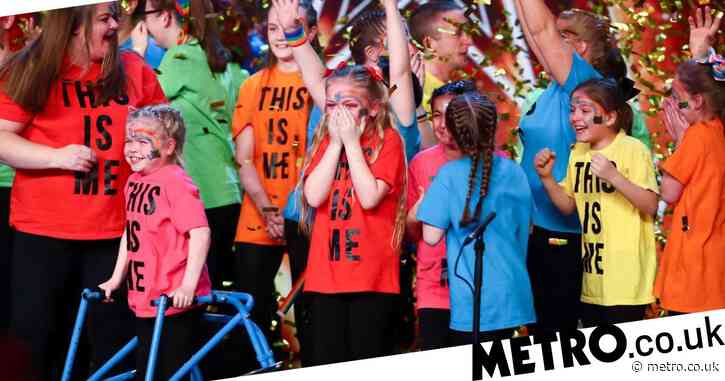 Britain’s Got Talent 2020: Sign With Us become first Golden Buzzer act of series with emotional performance of This Is Me