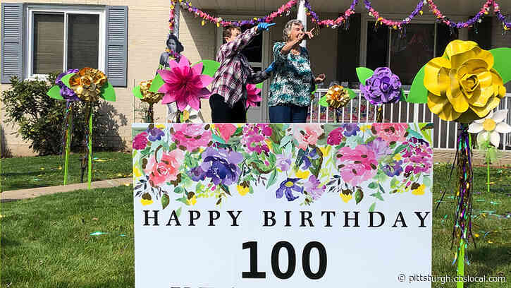 Family Holds ‘Singing Car Parade’ For Pearl Harbor Nurse’s 100th Birthday In Mt. Lebanon
