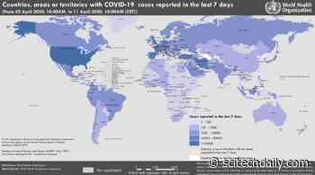 COVID-19 World Map: 1,610,909 Confirmed Cases; 207 Countries; 99,690 Deaths