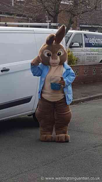 Easter Bunny lifts lockdown spirits in Great Sankey