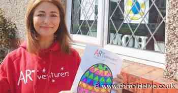 Woman comes up with innovative way for kids to take part in Easter egg hunt