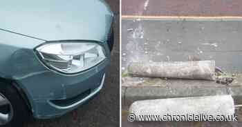 Nurse left in tears after suspected drink driver crashes into her car