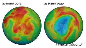 Largest Arctic ozone hole ever recorded opens up over the North Pole