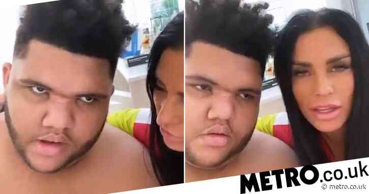 Katie Price spends ‘unusual’ Easter alone with son Harvey as she tells fans to ‘keep safe’