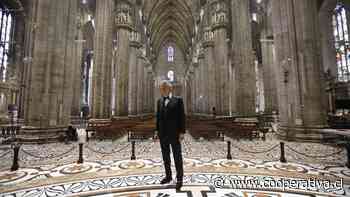 Andrea Bocelli ofrece concierto vía streaming desde el Duomo de Milán