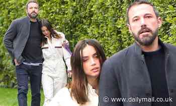 Ben Affleck and quarantine partner Ana de Armas take Easter Sunday stroll after charity poker match