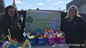 Pre-school celebrates Easter from a safe distance