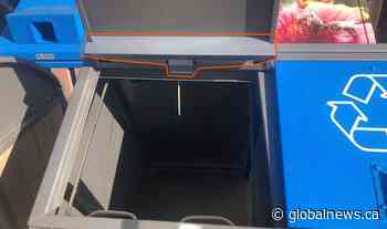 Coronavirus: Hid-A-Bag innovation helps prevent unnecessary garbage bin touching - Global News