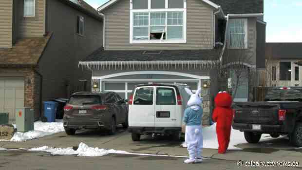 The Easter Bunny, Elmo deliver to south Calgary