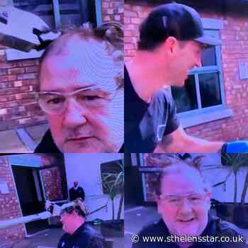 Johnny Vegas's hair shaved off live on Steph McGovern's show - St Helens Star