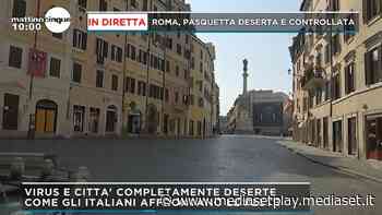Coronavirus a Pasqua, Roma è deserta: "Tra i sampietrini cresce l'erba" - Mediaset Play