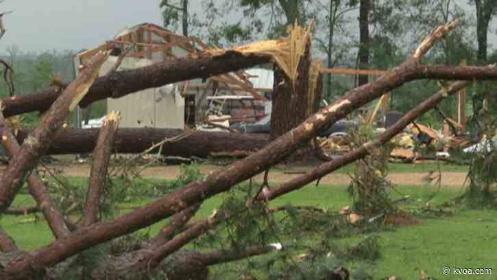 Easter storms sweep South, killing at least 19 people
