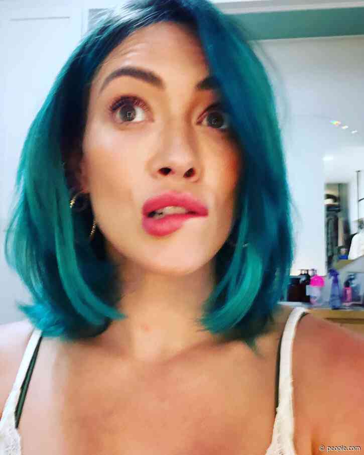 Hilary Duff Debuts New Blue Bob Hairdo Over Easter Weekend — and Her Husband Is Behind the Look!