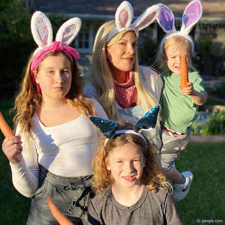 Why Tori Spelling Dressed Up as the Easter Bunny for Her Kids and Dean McDermott Didn't