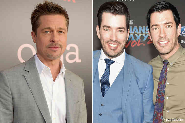 Brad Pitt Tears Up in His HGTV Debut — and Gets Comforted by the Property Brothers!