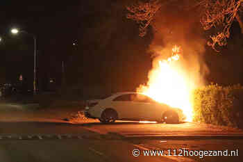 Auto zwaar beschadigd door brand op de Kalkwijk - 112hoogezand.nl