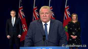 Coronavirus outbreak: Ford thanks Alberta for donating extra PPE