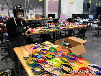 Houston Community College and local nonprofit TX/RX Labs to manufacture face shields - TMC News - Texas Medical Center News