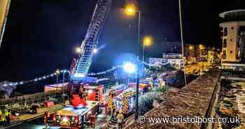 'Arsonists' start huge blaze at disused Weston hotel during lockdown