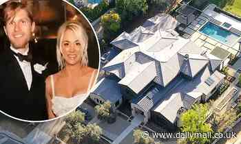 Kaley Cuoco and Karl Cook settle into their Hidden Hills mansion; Kim and Kylie are neighbors