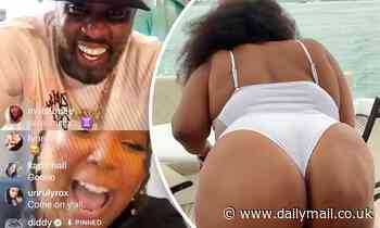 Diddy stops Lizzo twerking during at home dance-a-thon
