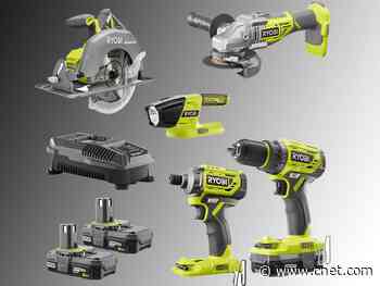 Upgrade your garage workshop with this Ryobi 5-tool combo kit for $280     - CNET