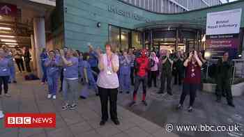 Coronavirus: UK claps for NHS, carers and key workers