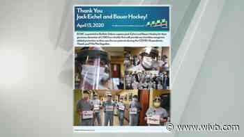 Jack Eichel, Bauer Hockey donate 1,300 face shields to ECMC