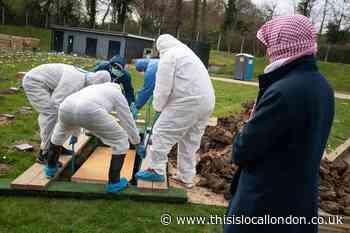 Mass graves dug at Chislehurst cemetery as coronavirus death toll mounts
