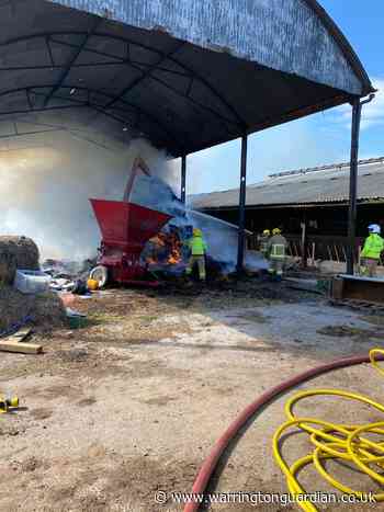 Firefighters spend more than six hours at barn fire