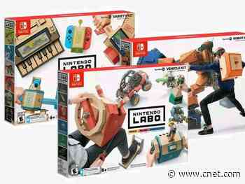 Nintendo Labo kits on clearance at Best Buy for $20 each     - CNET