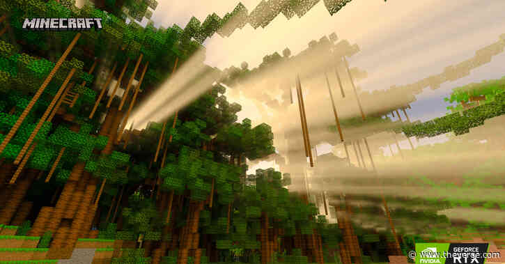 Minecraft’s RTX-powered ray tracing arrives in beta later this week