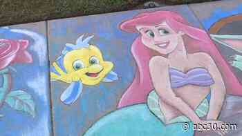 Florida dad creates Disney sidewalk art during coronavirus pandemic