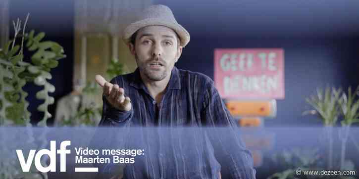 "This is how I cope with the current situation" says Maarten Baas